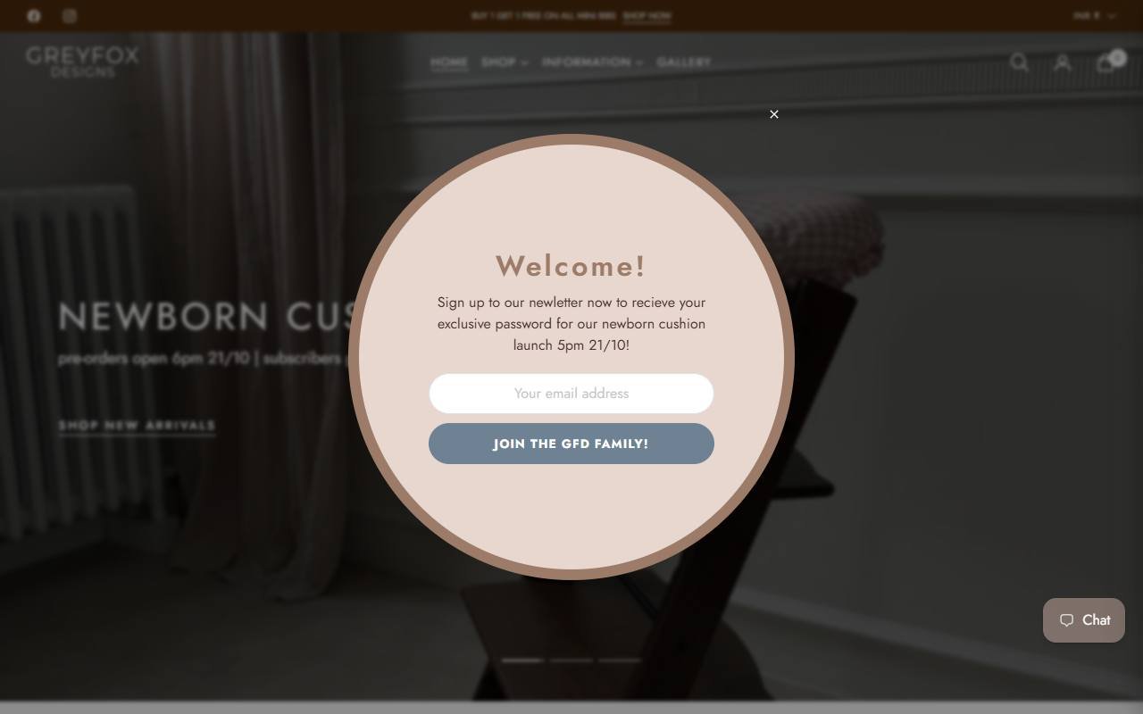 Greyfox Designs website by Techavinya